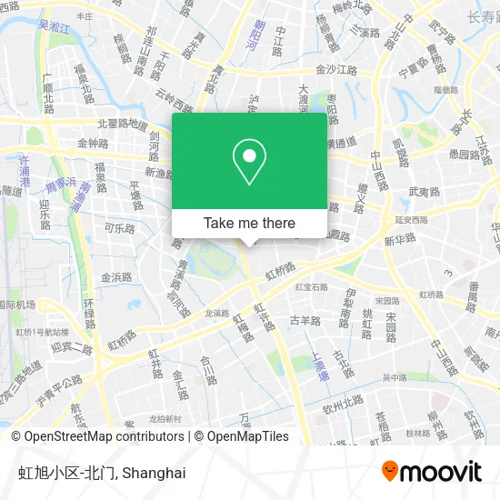 虹旭小区-北门 map