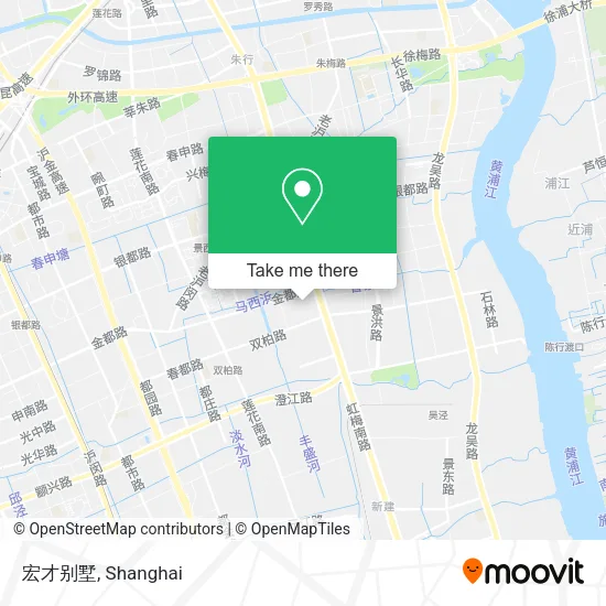 宏才别墅 map