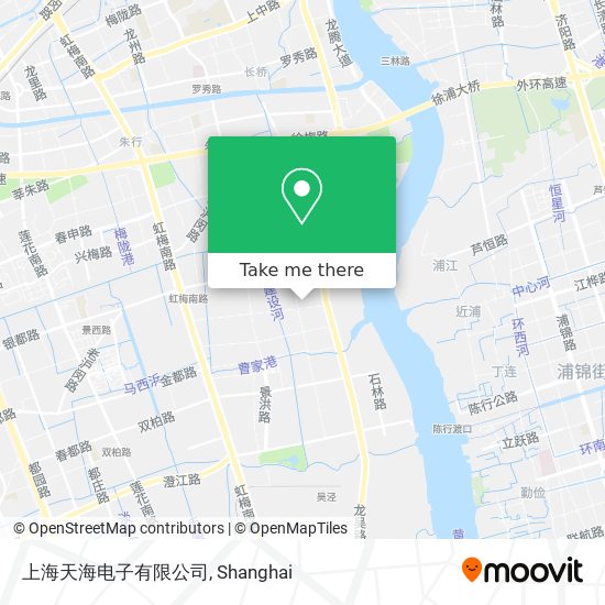 上海天海电子有限公司 map