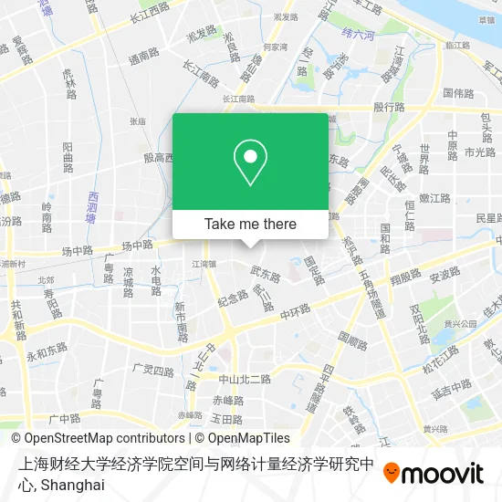 上海财经大学经济学院空间与网络计量经济学研究中心 map