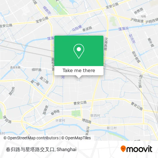 春归路与星塔路交叉口 map
