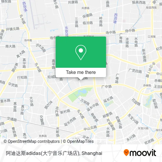 阿迪达斯adidas(大宁音乐广场店) map