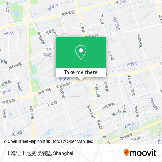 上海迪士尼度假别墅 map