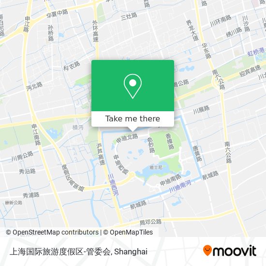 上海国际旅游度假区-管委会 map