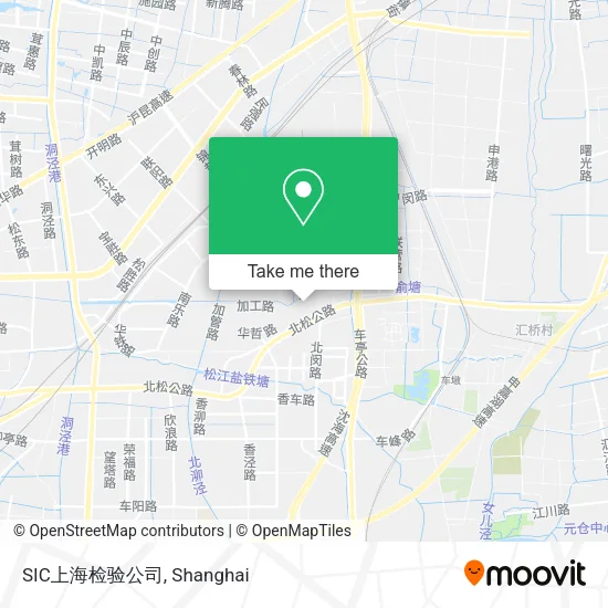 SIC上海检验公司 map