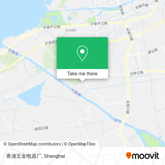 青浦五金电器厂 map