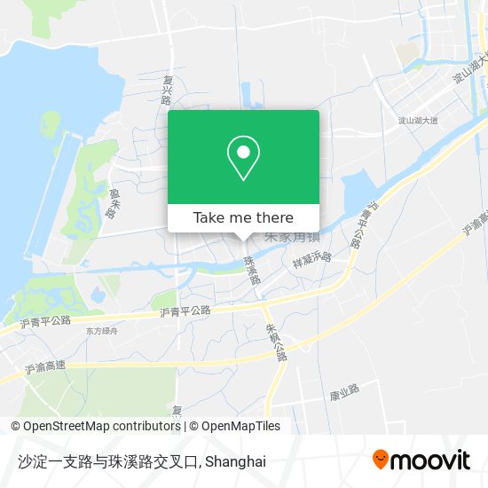 沙淀一支路与珠溪路交叉口 map