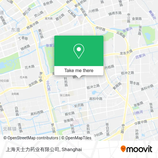 上海天士力药业有限公司 map