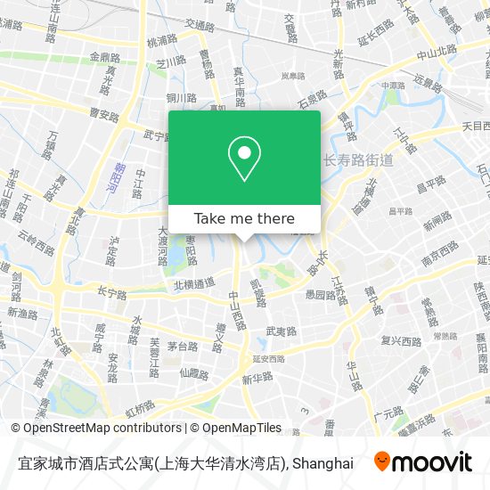 宜家城市酒店式公寓(上海大华清水湾店) map