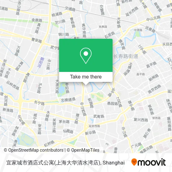 宜家城市酒店式公寓(上海大华清水湾店) map