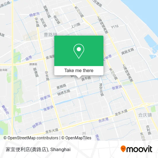 家宜便利店(龚路店) map