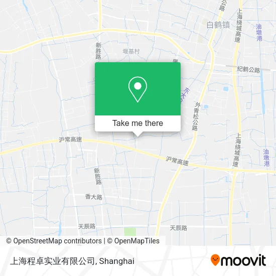 上海程卓实业有限公司 map