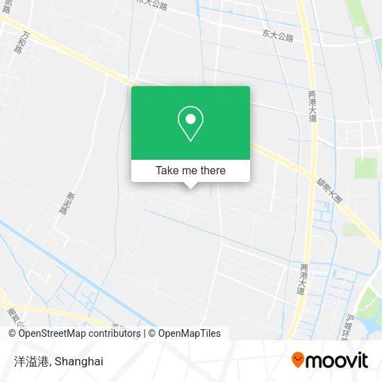 洋溢港 map