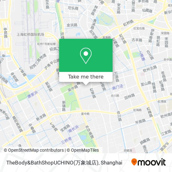 TheBody&BathShopUCHINO(万象城店) map