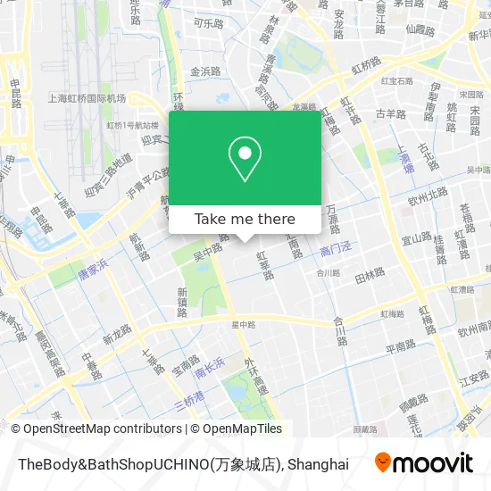 TheBody&BathShopUCHINO(万象城店) map