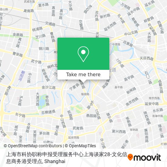 上海市科协职称申报受理服务中心上海谈家28-文化信息商务港受理点 map