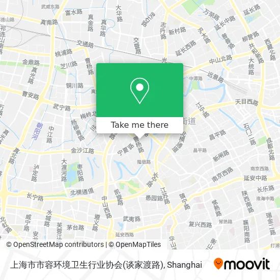 上海市市容环境卫生行业协会(谈家渡路) map