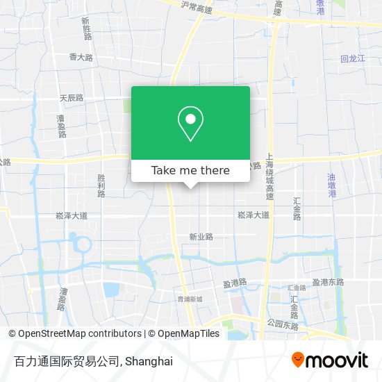 百力通国际贸易公司 map