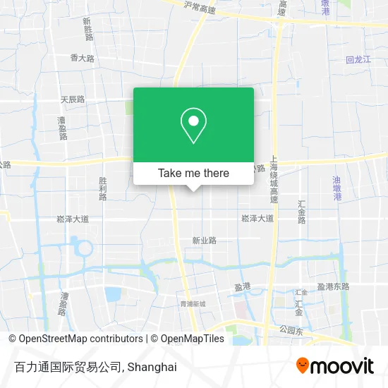 百力通国际贸易公司 map