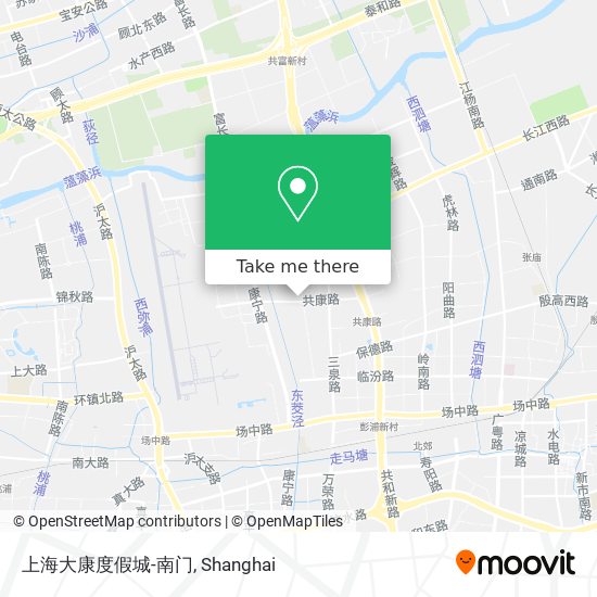 上海大康度假城-南门 map