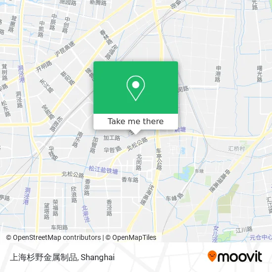 上海杉野金属制品 map
