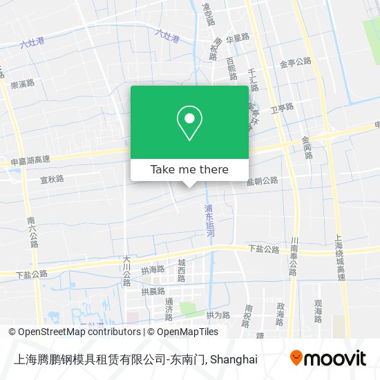 上海腾鹏钢模具租赁有限公司-东南门 map