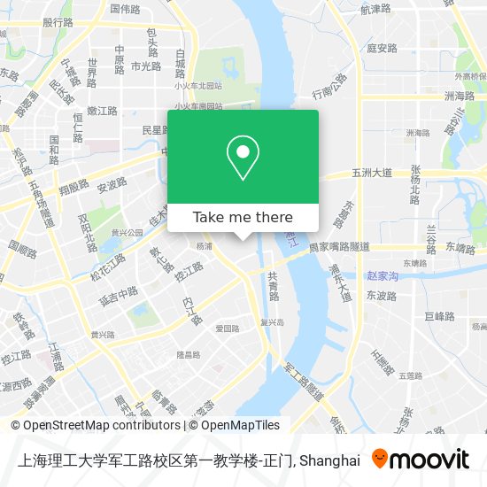 上海理工大学军工路校区第一教学楼-正门 map