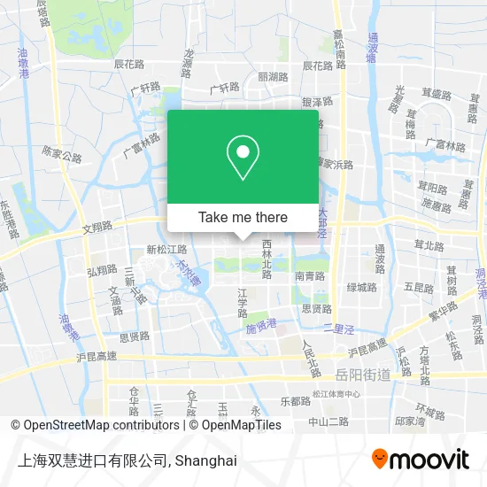 上海双慧进口有限公司 map