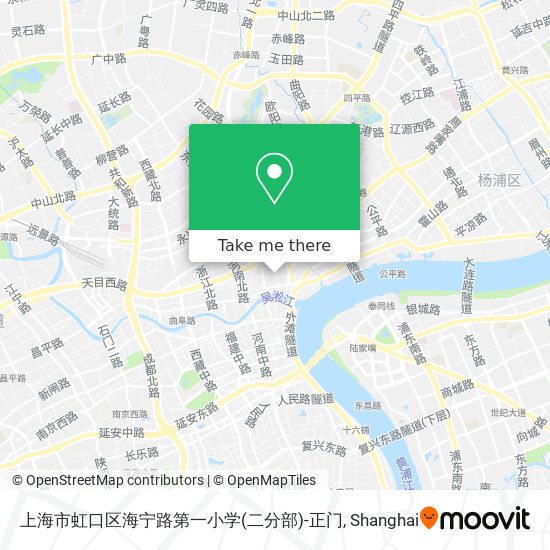上海市虹口区海宁路第一小学(二分部)-正门 map