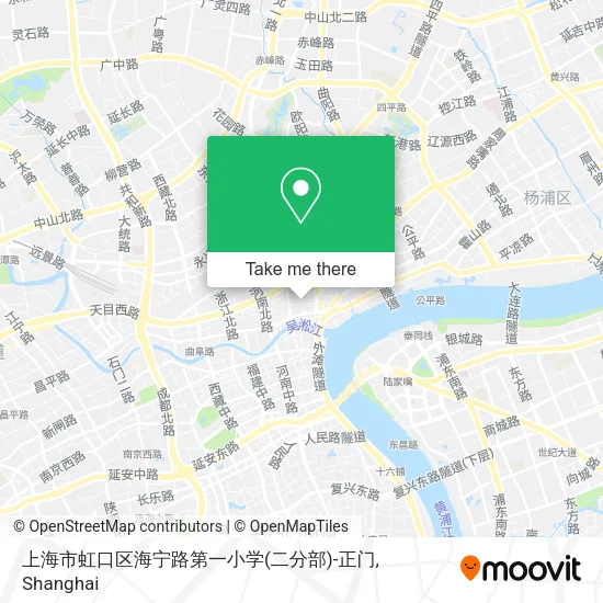 上海市虹口区海宁路第一小学(二分部)-正门 map