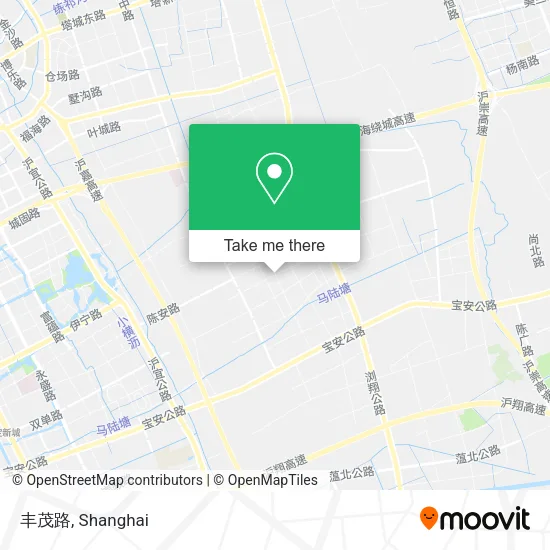 丰茂路 map