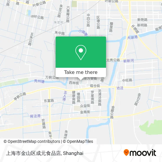 上海市金山区成元食品店 map