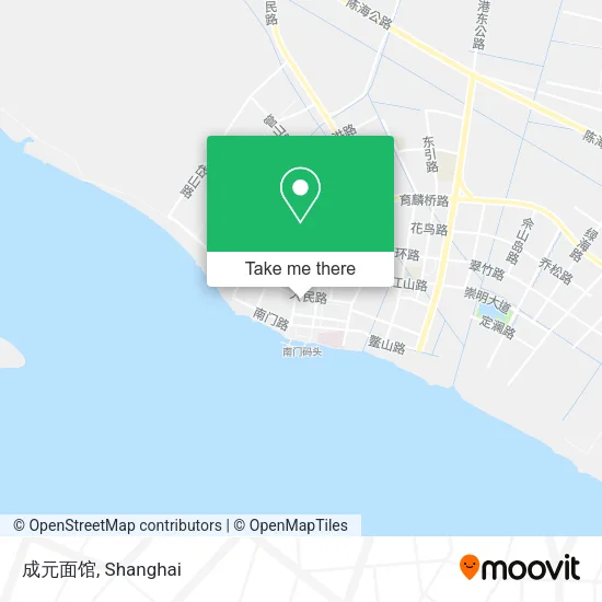 成元面馆 map