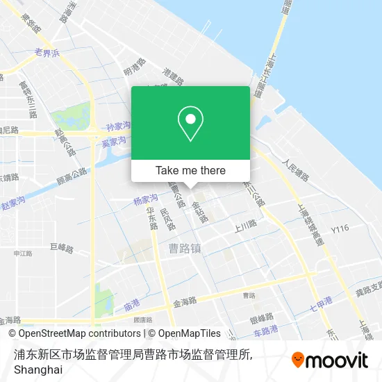 浦东新区市场监督管理局曹路市场监督管理所 map