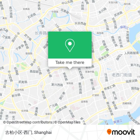 古柏小区-西门 map