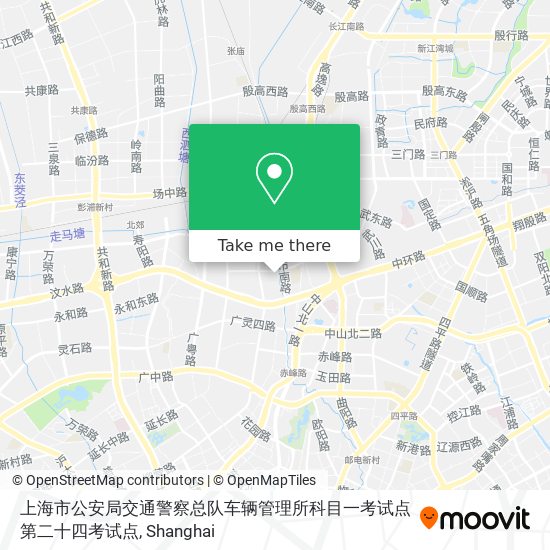 上海市公安局交通警察总队车辆管理所科目一考试点第二十四考试点 map