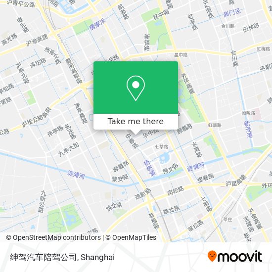 绅驾汽车陪驾公司 map