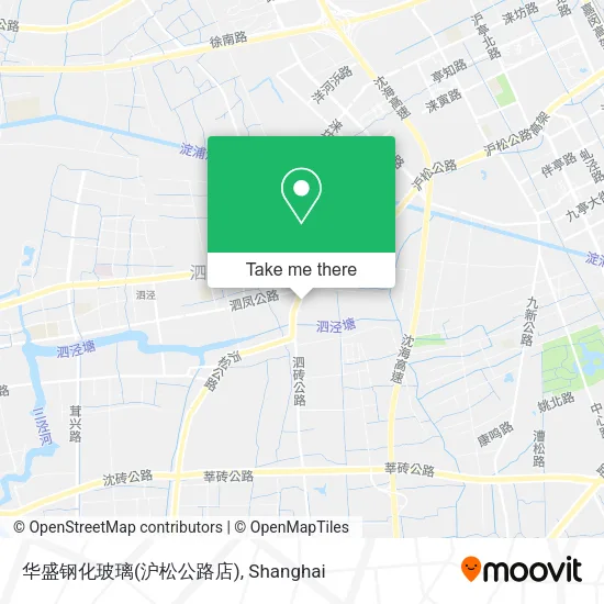 华盛钢化玻璃(沪松公路店) map