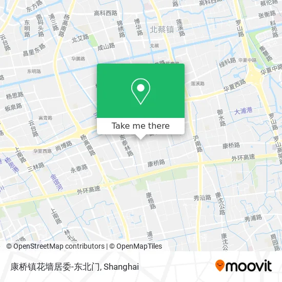 康桥镇花墙居委-东北门 map