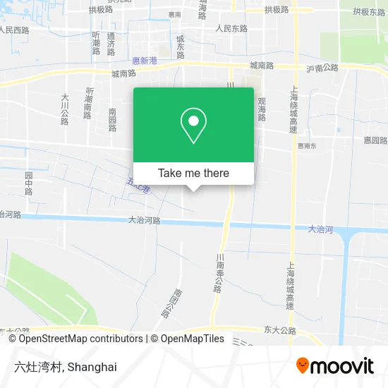 六灶湾村 map