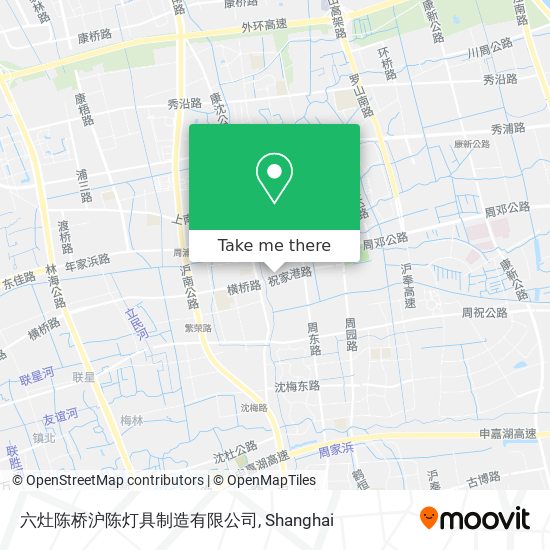 六灶陈桥沪陈灯具制造有限公司 map