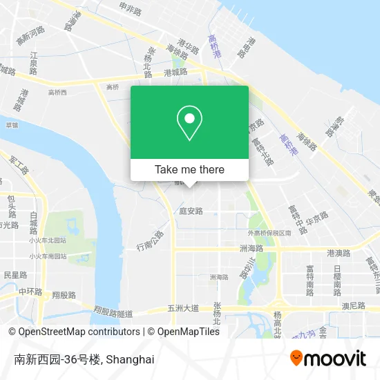 南新西园-36号楼 map