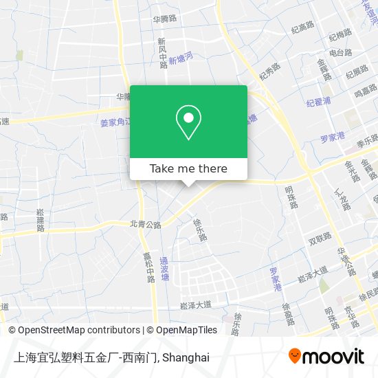 上海宜弘塑料五金厂-西南门 map