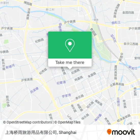 上海桥雨旅游用品有限公司 map