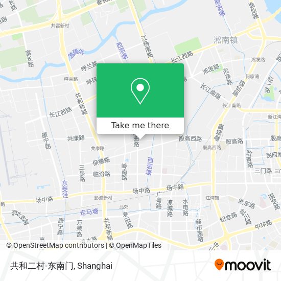 共和二村-东南门 map