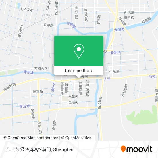 金山朱泾汽车站-南门 map