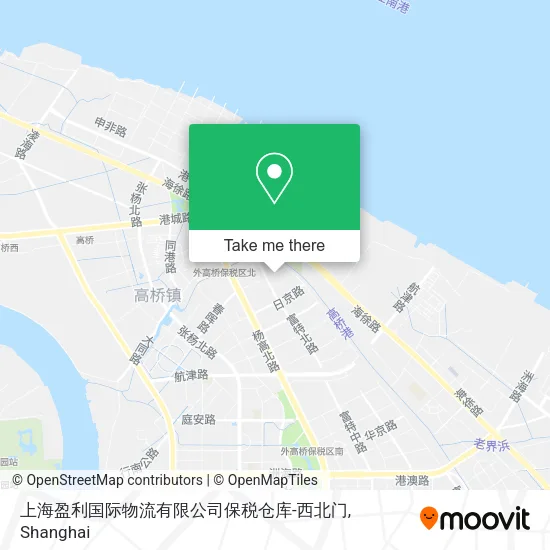 上海盈利国际物流有限公司保税仓库-西北门 map