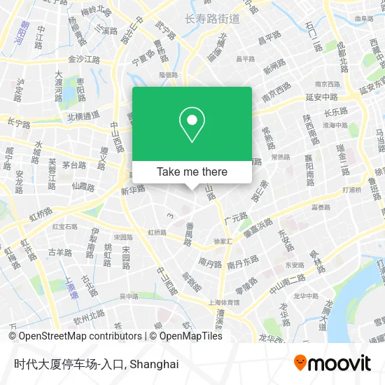 时代大厦停车场-入口 map