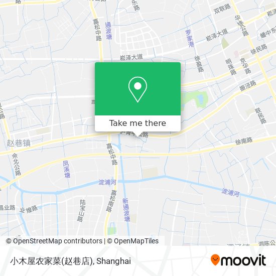 小木屋农家菜(赵巷店) map