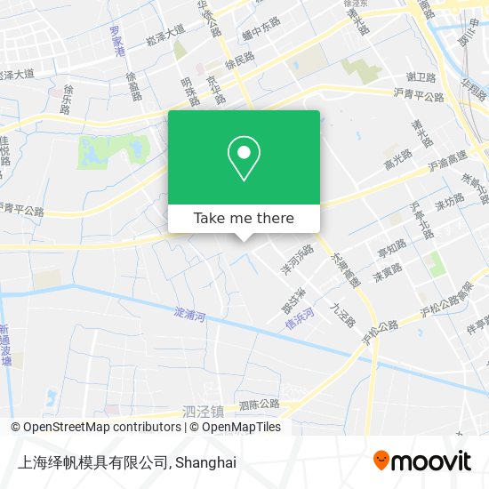 上海绎帆模具有限公司 map